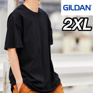 ギルタン(GILDAN)の新品 ギルダン 無地半袖Tシャツ 重ね着 インナー レイヤード 黒 ブラック(Tシャツ/カットソー(半袖/袖なし))