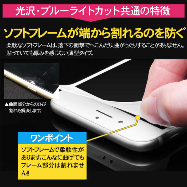 スマホ保護フィルム　iPhone7.8用 スマホ/家電/カメラのスマホアクセサリー(保護フィルム)の商品写真