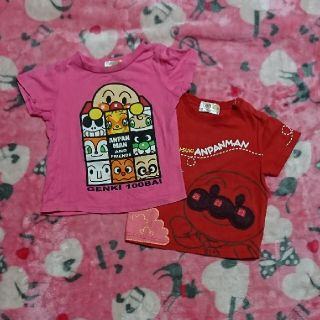 アンパンマン(アンパンマン)のみゆうばぁば様専用95㎝ アンパンマンTシャツ2枚セット(Tシャツ/カットソー)