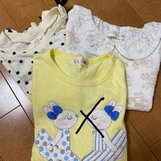 キムラタン(キムラタン)の美品　トップス2枚セット！90〜95(Tシャツ/カットソー)