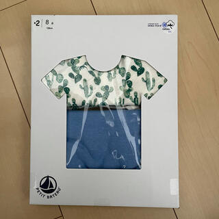 プチバトー(PETIT BATEAU)のプチバトー　コットンリネン半袖Tシャツ　8ans(Tシャツ/カットソー)