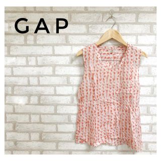 ギャップ(GAP)のGAP ギャップ レディース ノースリーブ ブラウス S ピンク(シャツ/ブラウス(半袖/袖なし))