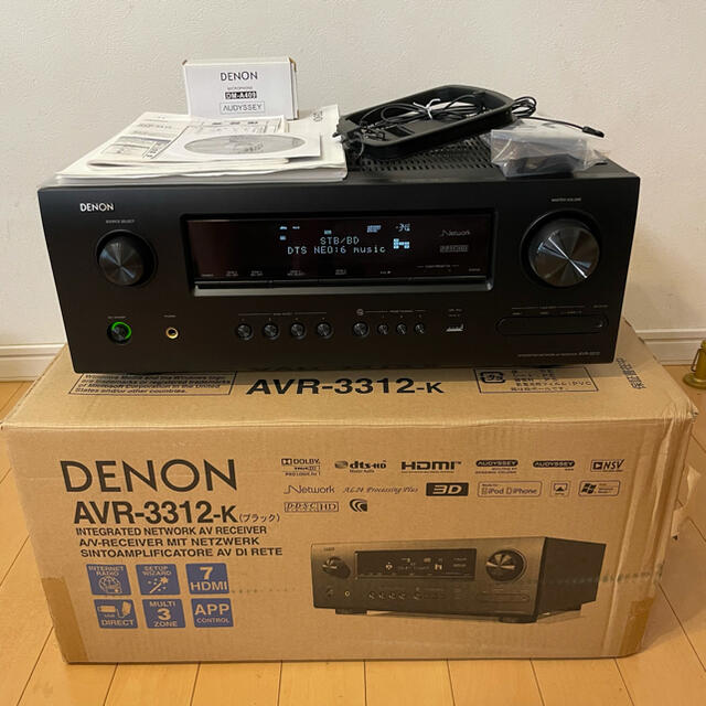 ほぼ新品！ DENON デノン 音響 スピーカー アンプ ブラック