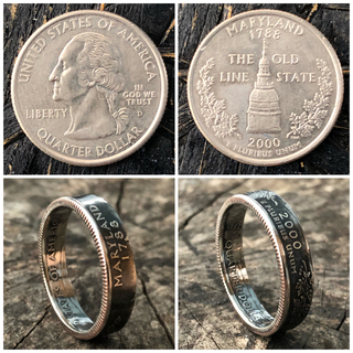 ゆうや様のルーム 2000年 アメリカコインリング 指輪(リング(指輪))