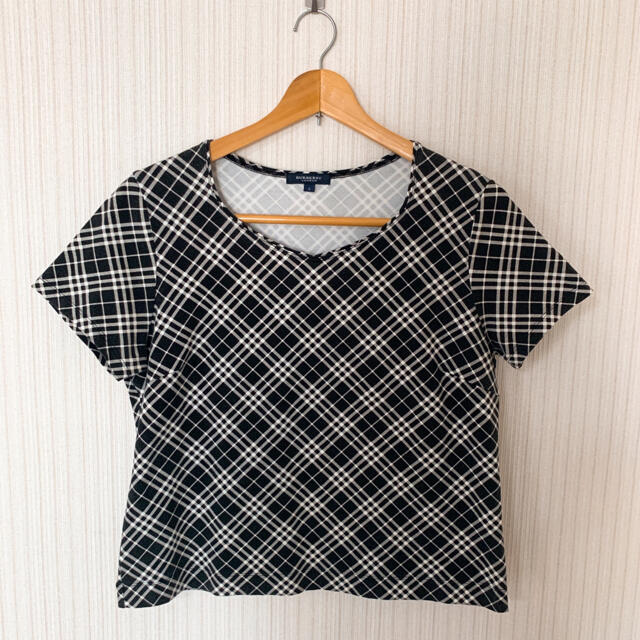 BURBERRY(バーバリー)のバーバリーロンドン　トップス　カットソー  tシャツ　半袖　チェック　XL  5 レディースのトップス(カットソー(半袖/袖なし))の商品写真