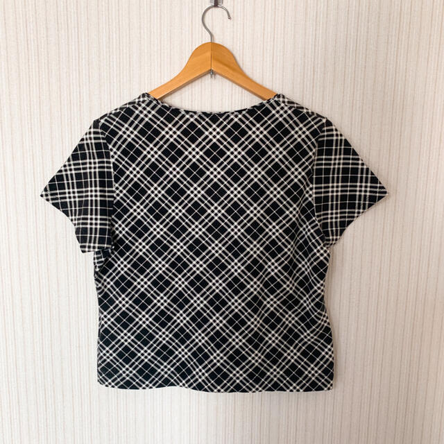 BURBERRY(バーバリー)のバーバリーロンドン　トップス　カットソー  tシャツ　半袖　チェック　XL  5 レディースのトップス(カットソー(半袖/袖なし))の商品写真