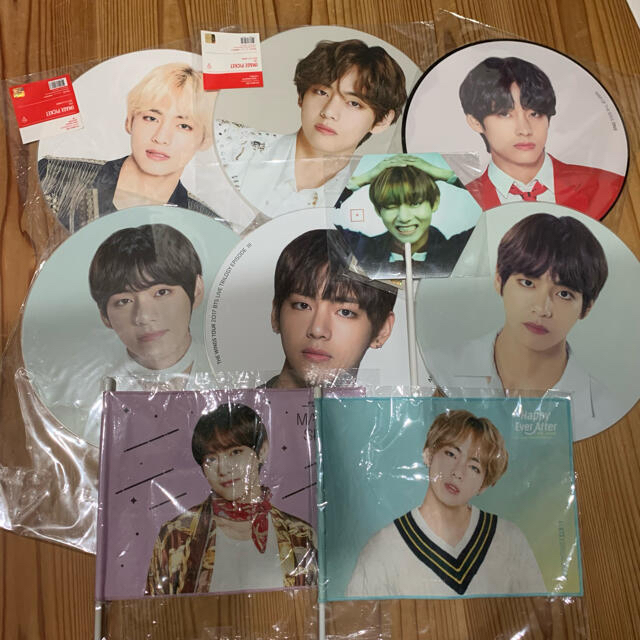 定番のお歳暮 テヒョン BTS V まとめ売り フラッグ 団扇 うちわ