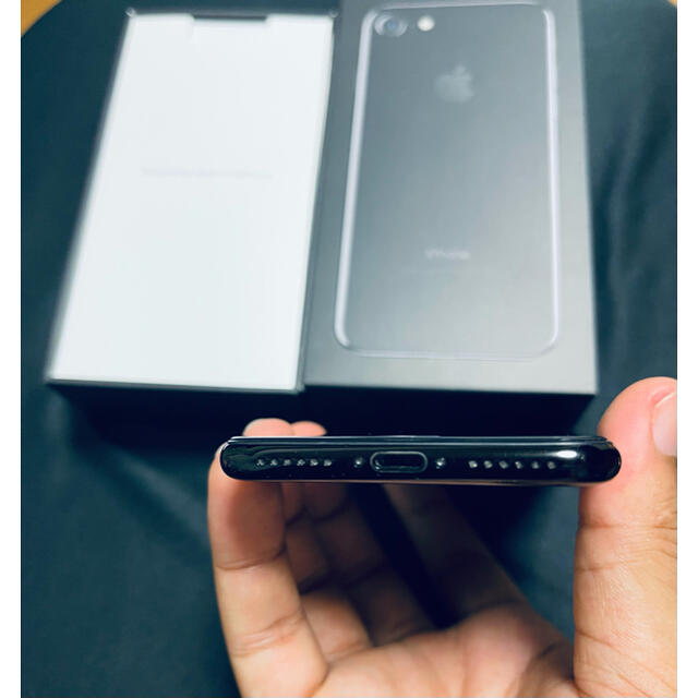 iPhone Iphone 7 Jet Black 128 GB SIM フリーの通販 by Sun’s ｜アイフォーンならラクマ - 低価在庫あ