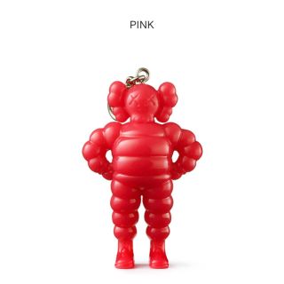 メディコムトイ(MEDICOM TOY)のKAWS TOKYO FIRST KEYHOLDERカウズ  キーホルダーピンク(キーホルダー)