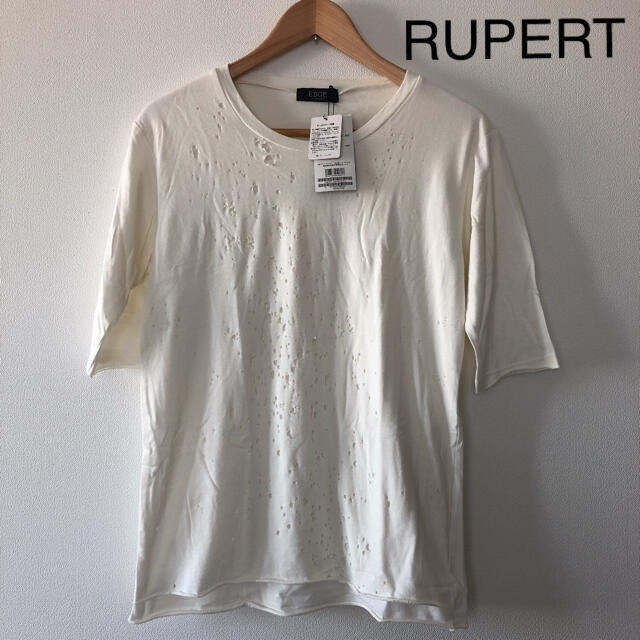 タグ付き未使用　RUPERT ダメージ加工Tシャツ