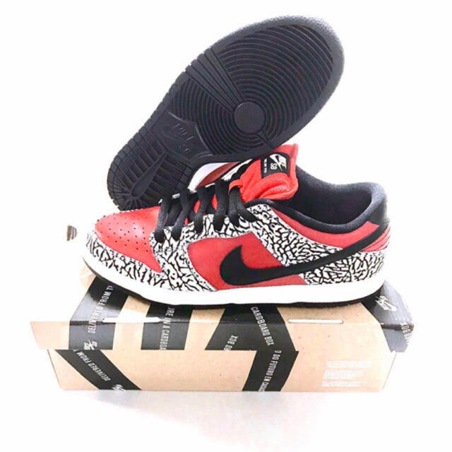 新品 Supreme × NIKE SB ダンクロー 2012 レッドセメント