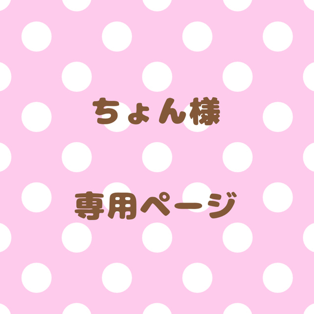 ｟ちょん様｠専用ページ その他のその他(オーダーメイド)の商品写真