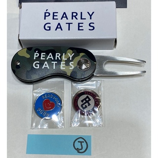 パーリーゲイツ(PEARLY GATES)のJ新品マーカー&シール付PEARLY GATES グリーンフォーク迷彩柄カモフラ(その他)