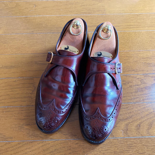 Alden(オールデン)の667.ALDEN NY店舗限定 シングルモンク コードバン 6D メンズの靴/シューズ(ドレス/ビジネス)の商品写真