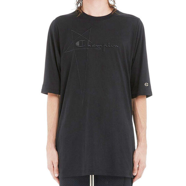 Rick Owens(リックオウエンス)の【Rick Owens × Champion】コラボTシャツ メンズのトップス(Tシャツ/カットソー(半袖/袖なし))の商品写真