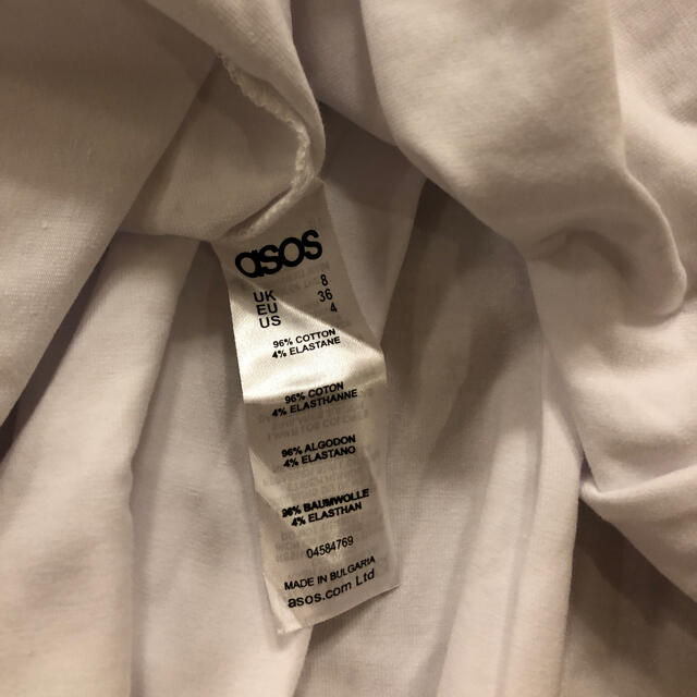 asos(エイソス)のコットン ジャージー ワンピース レディースのワンピース(ひざ丈ワンピース)の商品写真