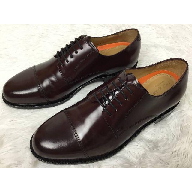 Cole Haan(コールハーン)のCOLE HAANコールハーンストレートチップトゥバーガンディサイズUS7 メンズの靴/シューズ(ドレス/ビジネス)の商品写真