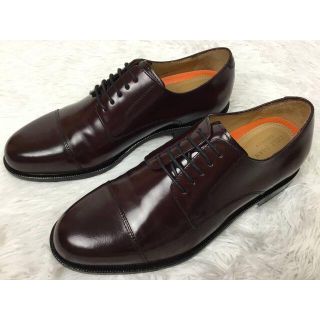 コールハーン(Cole Haan)のCOLE HAANコールハーンストレートチップトゥバーガンディサイズUS7(ドレス/ビジネス)