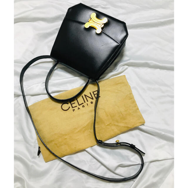 celine(セリーヌ)のセリーヌ ブラゾンフラップ金具 2wayバッグ　ビンテージ レディースのバッグ(ハンドバッグ)の商品写真