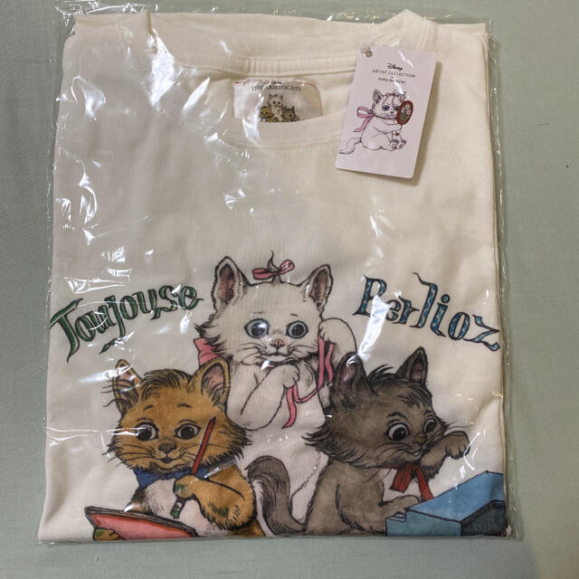 ディズニー ヒグチユウコ おしゃれキャット マリー Tシャツ