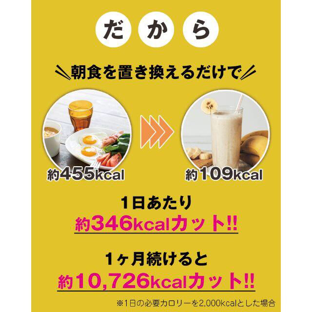 バナナスムージー×2個 コスメ/美容のダイエット(ダイエット食品)の商品写真