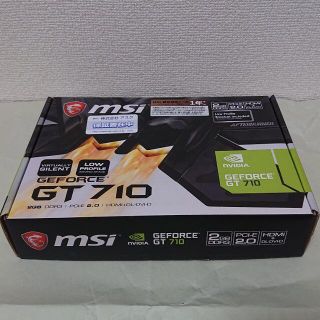 RYO様  グラボ NVIDIA GeForce GT710 2gd3h LP(PCパーツ)