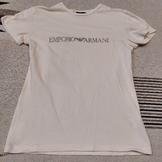 エンポリオアルマーニ(Emporio Armani)のエンポリオ・アルマーニ　白　Tシャツ(Tシャツ/カットソー(半袖/袖なし))