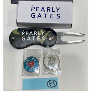 パーリーゲイツ(PEARLY GATES)のH新品マーカー&シール付PEARLY GATES グリーンフォーク迷彩柄カモフラ(その他)