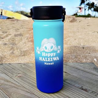 ハレイワ(HALEIWA)のハッピーハレイワ　マグボトル　ブルー　タンブラー　18oz 532mL 水筒(タンブラー)