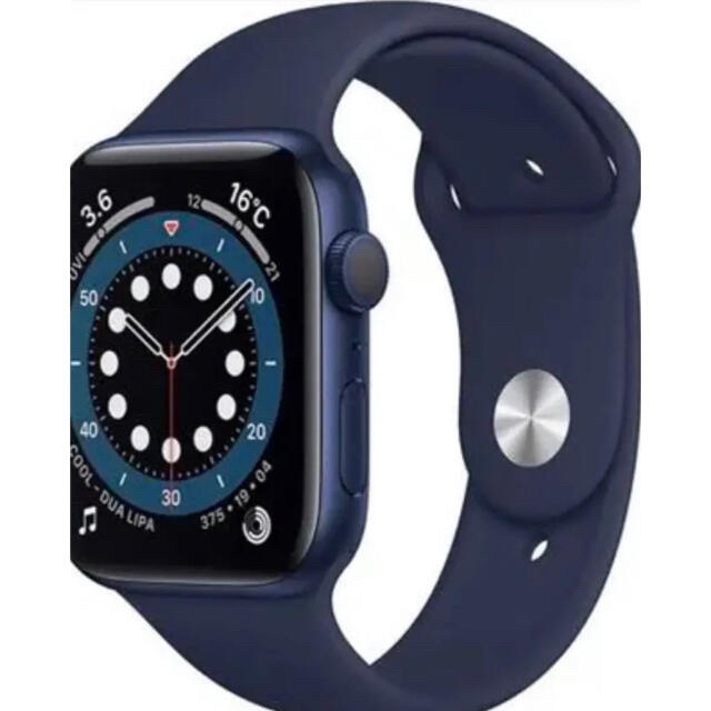 Apple Watch Series 6 GPSモデル44mmブルーアルミニウムメンズ