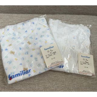 ファミリア(familiar)のりんごたんたん様専用　ファミリア　肌着セット　新生児　60(肌着/下着)