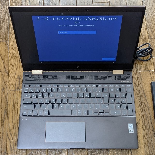 HP(ヒューレットパッカード)のhp Spectre x360 （市販ケース・ペンシル付き） スマホ/家電/カメラのPC/タブレット(ノートPC)の商品写真