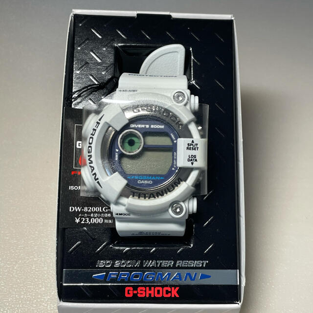 G-SHOCK(ジーショック)の希少品 G-shock フロッグマン メンインホワイトグレー メンズの時計(腕時計(デジタル))の商品写真