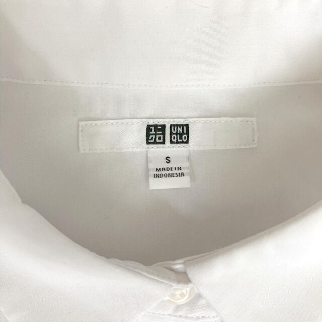 UNIQLO(ユニクロ)のスーツ　長袖白シャツ レディースのトップス(シャツ/ブラウス(長袖/七分))の商品写真