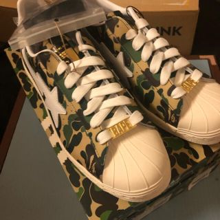 アベイシングエイプ(A BATHING APE)の定価以下ADIDAS SUPERSTAR 80s BAPE 26センチ(スニーカー)