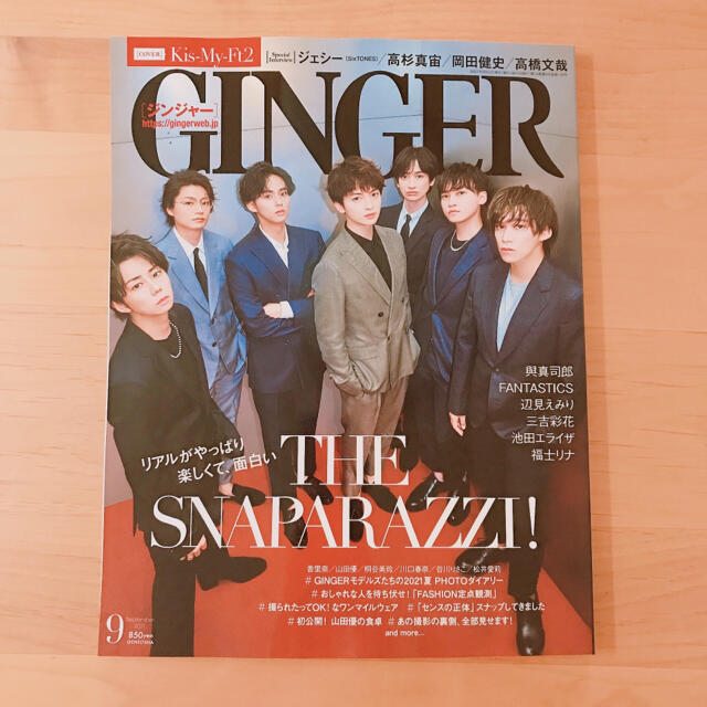 幻冬舎(ゲントウシャ)のGINGER  9月号　雑誌のみ　抜けあり　表紙なし エンタメ/ホビーの雑誌(ファッション)の商品写真