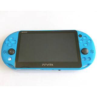 プレイステーションヴィータ(PlayStation Vita)のpsvita、PCH-2000 ZA23 アクアブルー 動作確認済み(携帯用ゲーム機本体)
