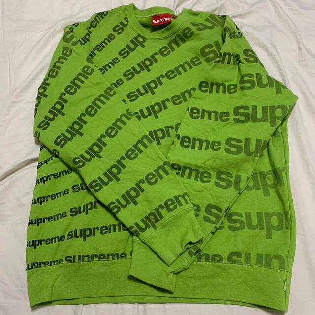 Supreme(シュプリーム)の20SS supreme radial crewneck Lサイズ　Green メンズのトップス(スウェット)の商品写真