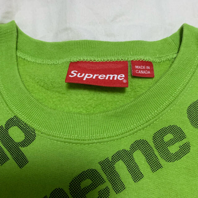 Supreme(シュプリーム)の20SS supreme radial crewneck Lサイズ　Green メンズのトップス(スウェット)の商品写真