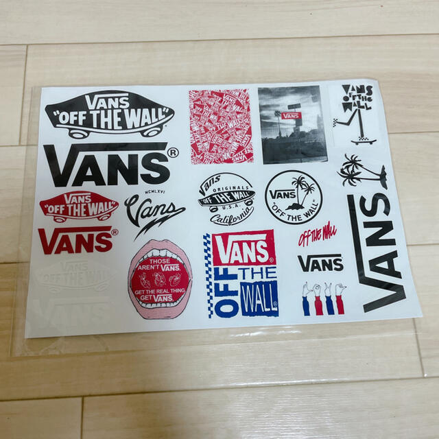 VANS(ヴァンズ)のvans ステッカー ハンドメイドの文具/ステーショナリー(しおり/ステッカー)の商品写真