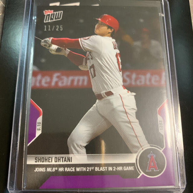 2021 topps now 大谷翔平　1試合2HR /25シングルカード