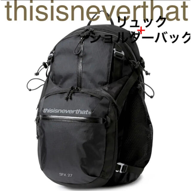 レア thisisneverthat SFX 27 Backpack Black