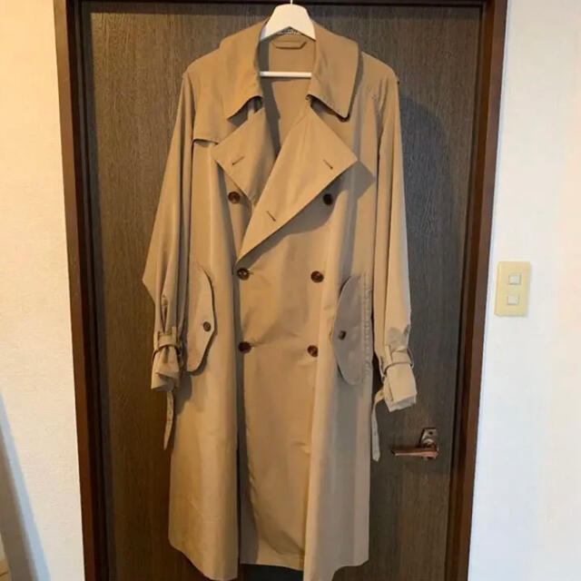 AURALLE Finx Polyester Big Trench Coat
