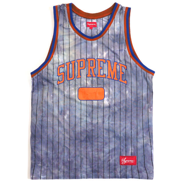 青 M Supreme Dyed Basketball Jersey Blue