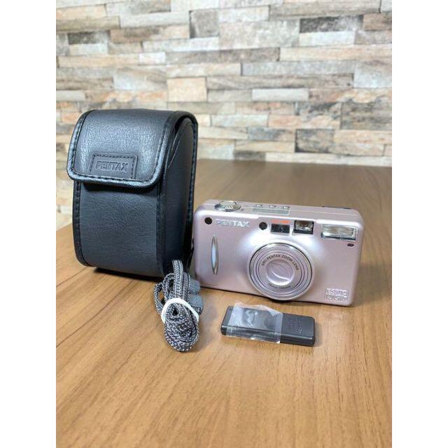 美品　完動品 PENTAX ESPIO 120SW Ⅱ フィルムカメラ ピンクフィルムカメラ