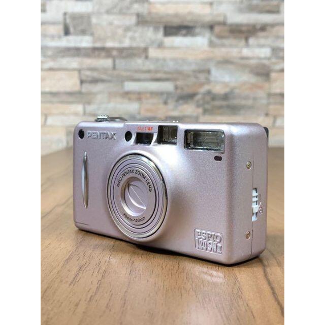 割引購入 美品 完動品 PENTAX ESPIO 120SW Ⅱ フィルムカメラ ピンク