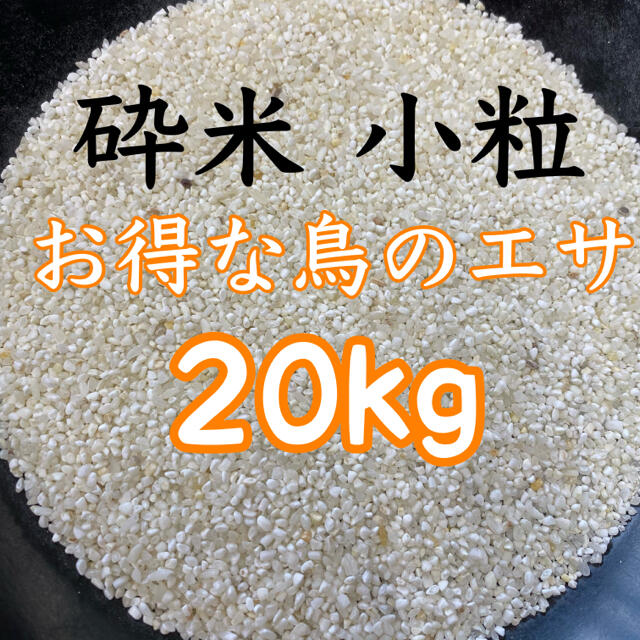 砕米 20kg 小粒 鳥の餌 飼料 えさ エサ くず米 お得 安い お米の 砕米 20kg 小粒 鳥の餌 飼料 えさ エサ くず米 お得 安い お米の
