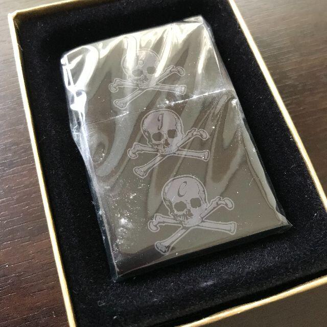 ZIPPO(ジッポー)の【新品喫煙者なし】BLANKEY JET CITY ドクロジッポ zippo エンタメ/ホビーのタレントグッズ(ミュージシャン)の商品写真