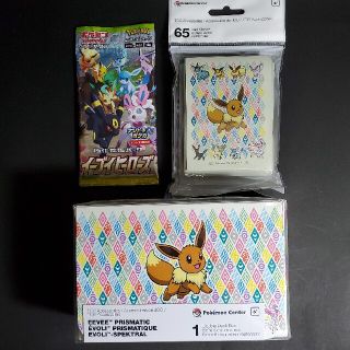 海外 イーブイヒーローズ 64枚入 デッキシールド ポケモンカード スリーブ