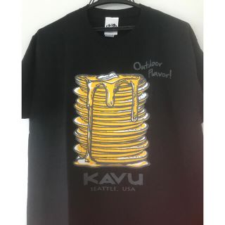 カブー(KAVU)の【新品】カブー（KAVU）パンケーキ 半袖Tシャツ Mサイズ 黒 パタゴニア(Tシャツ/カットソー(半袖/袖なし))